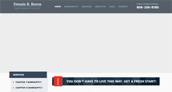 Desktop Screenshot of amarillobankruptcyattorney.net
