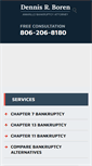 Mobile Screenshot of amarillobankruptcyattorney.net
